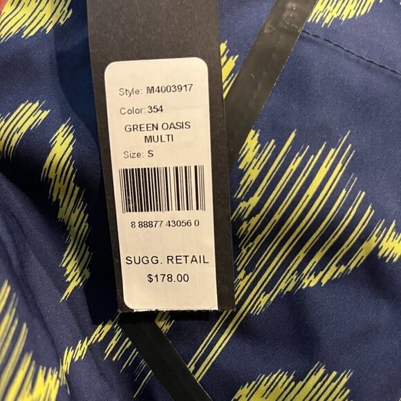 MARC BY MARC JACOBS Two Tone Graphic Trunk Swim Shorts S Blue Green - Picture 5 of 5